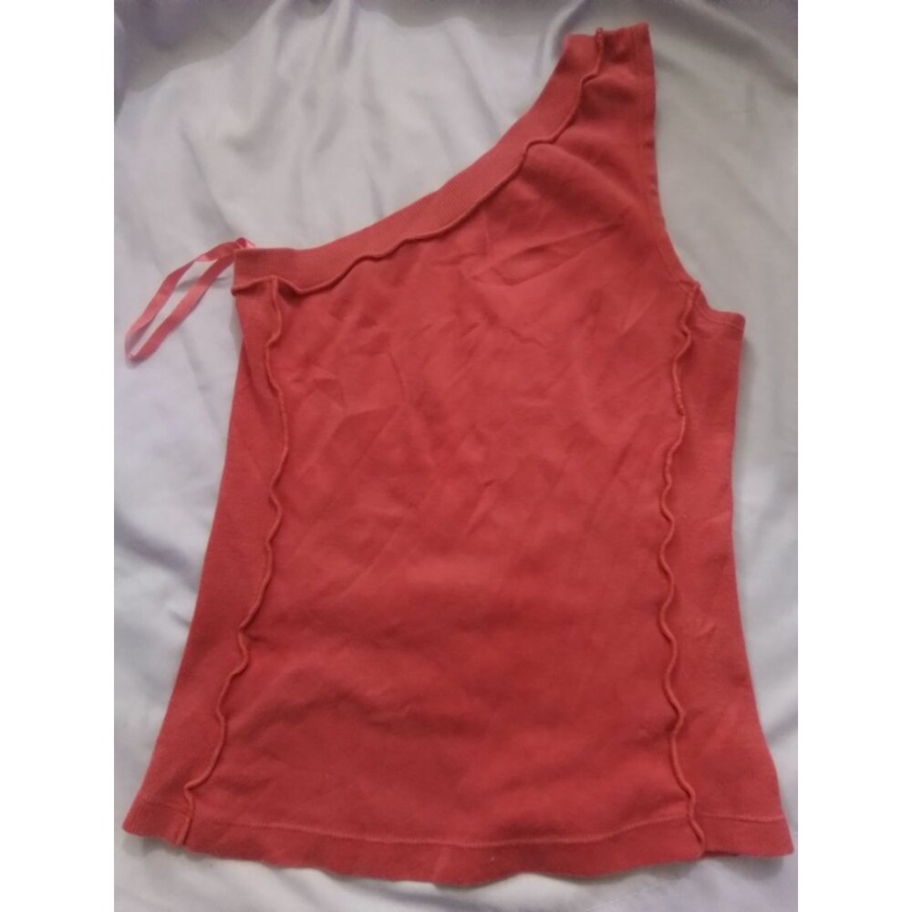 One-Shoulder Top By Maurices XS 100% Cotton Women's Girl's Shirt